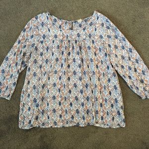 Elegant Lucky Brand 3/4 Top